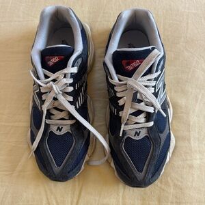 New Balance Men's Blue and White Athletic Shoes